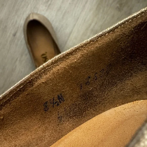 DeLISO. 1960s Vintage Floral Wedges - Picture 5 of 9